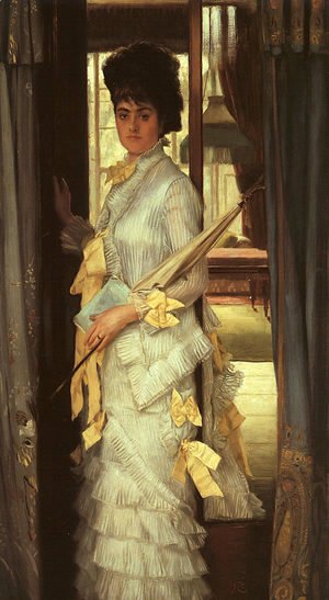 James Jacques Joseph Tissot - A Portrait (Miss Lloyd) 1876