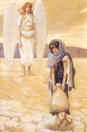Hagar and the Angel in the Desert 1896-1900