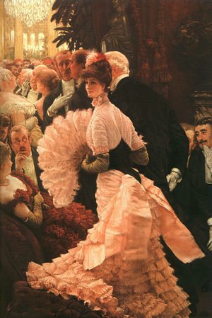 James Jacques Joseph Tissot - L'Ambitiuse (The Political Lady) 1883-85