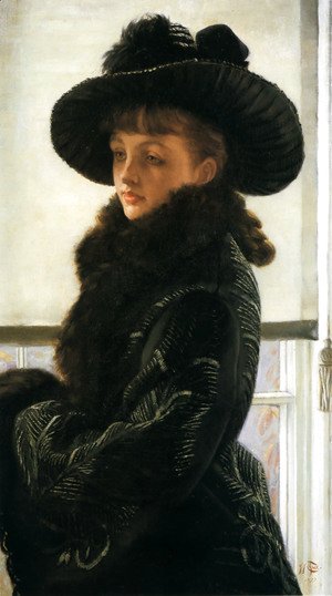 James Jacques Joseph Tissot - Mavourneen (or Portrait of Kathleen Newton)