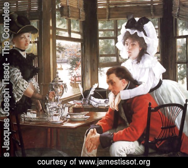 James Jacques Joseph Tissot - Bad News (or The Parting)