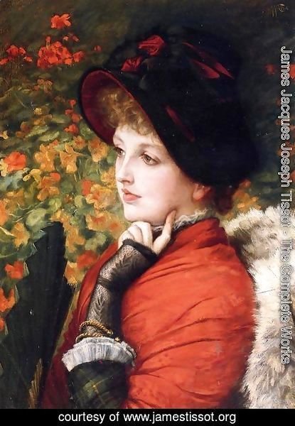 James Jacques Joseph Tissot - Type Of Beauty (or Kathleen Newton)
