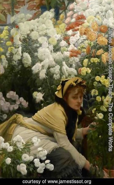 James Jacques Joseph Tissot - Chrysanthemums