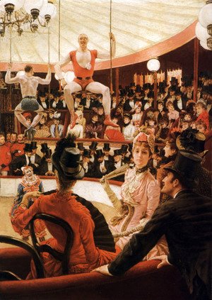James Jacques Joseph Tissot - Women of Paris, The Circus Lover