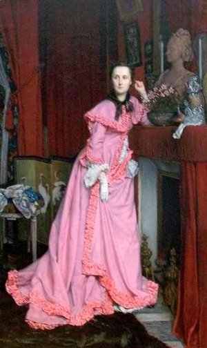 James Jacques Joseph Tissot - Portrait of the Marquise de Miramon nee Therese Feuillant