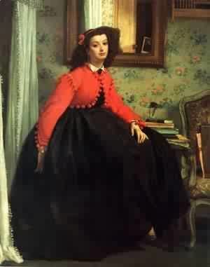 James Jacques Joseph Tissot - Portrait of Mlle L L