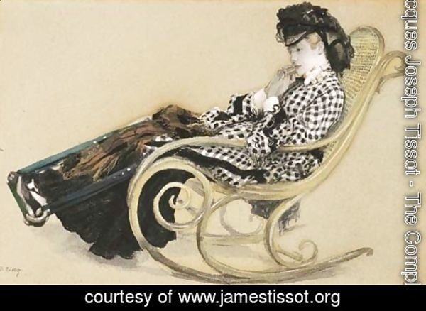 James Jacques Joseph Tissot - Study for 'The Last Evening'