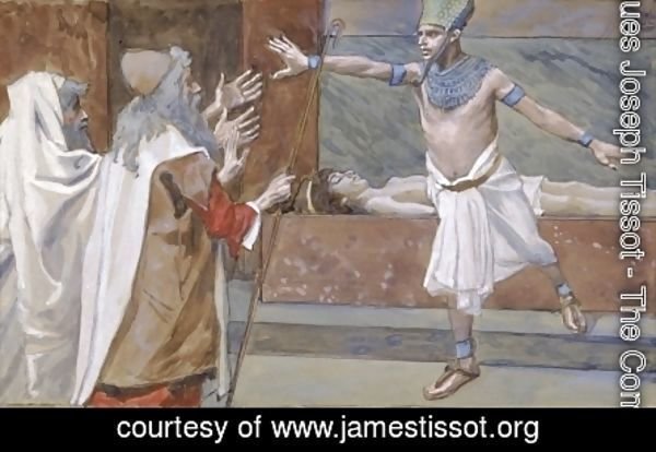 James Jacques Joseph Tissot - Pharaoh and His Dead Son