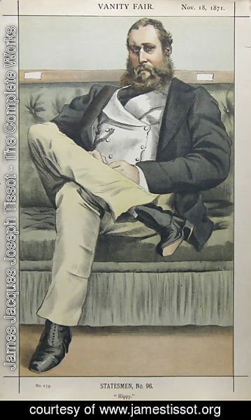 Caricature of Lionel Dawson Damer M.P.