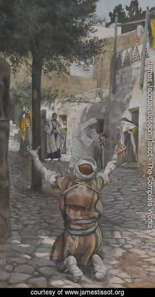 James Jacques Joseph Tissot - Healing of the Lepers at Capernaum