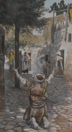 James Jacques Joseph Tissot - Healing of the Lepers at Capernaum