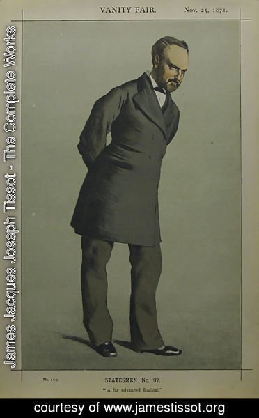 Caricature of Sir Charles Wentworth Dilke, 2nd Baronet PC