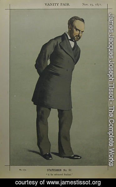 James Jacques Joseph Tissot - Caricature of Sir Charles Wentworth Dilke, 2nd Baronet PC