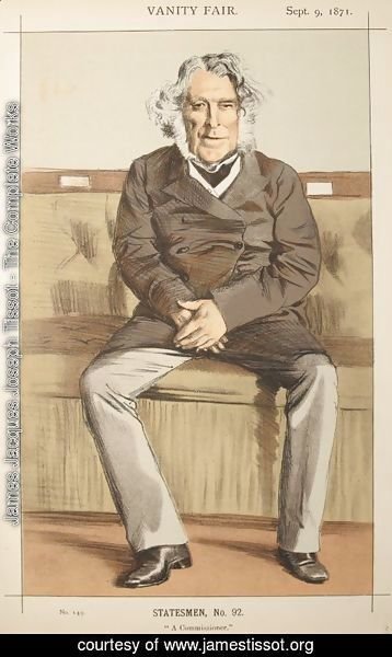James Jacques Joseph Tissot - Statesmen No.920 Caricature of the Rt Hon Russell Gurney