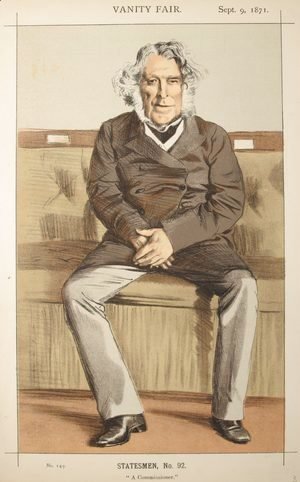 Statesmen No.920 Caricature of the Rt Hon Russell Gurney