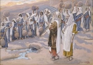 James Jacques Joseph Tissot - Moses Smiteth the Rock in the Desert