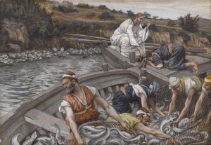 James Jacques Joseph Tissot - The Miraculous Draught of Fishes (La peche miraculeuse)