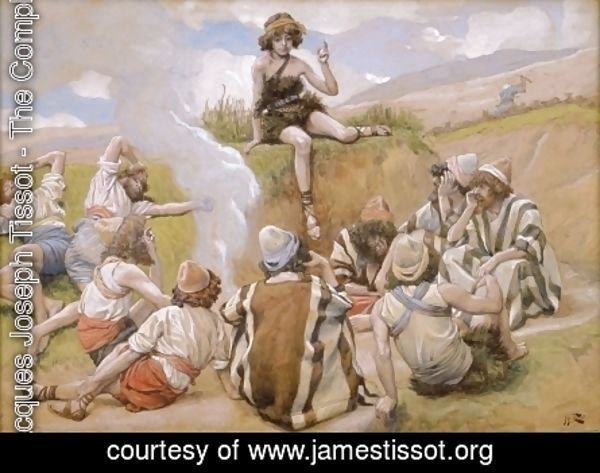 James Jacques Joseph Tissot - Joseph Reveals His Dream to His Brethren