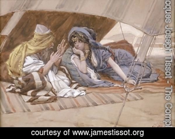 James Jacques Joseph Tissot - Abraham's Counsel to Sarai