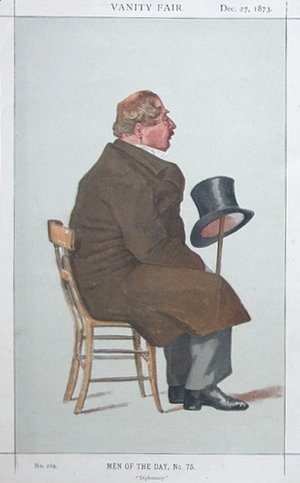 James Jacques Joseph Tissot - Caricature of Percy William Doyle C.B.
