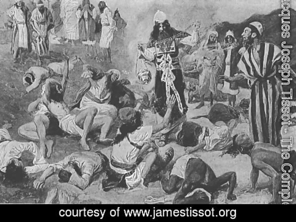 James Jacques Joseph Tissot - The Fire of Atonement