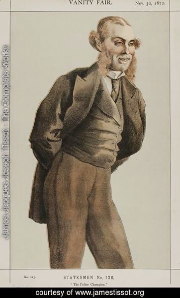 James Jacques Joseph Tissot - Statesmen No.1300 Caricature of Mr Roger Eykyn, Liberal M.P. for Windsor