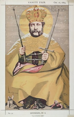 James Jacques Joseph Tissot - Sovereigns No.40 Caricature of Alexander II of Russia