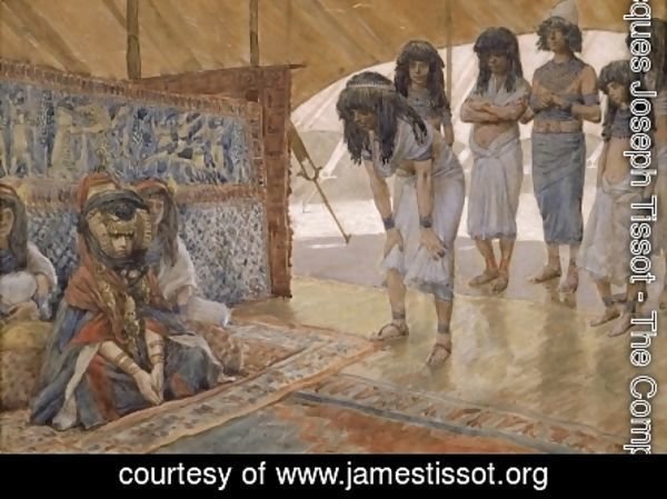James Jacques Joseph Tissot - Sarai Is Taken to Pharaoh's Palace