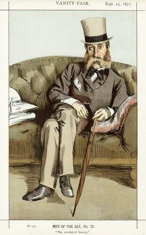 Caricature of George Whyte Melville