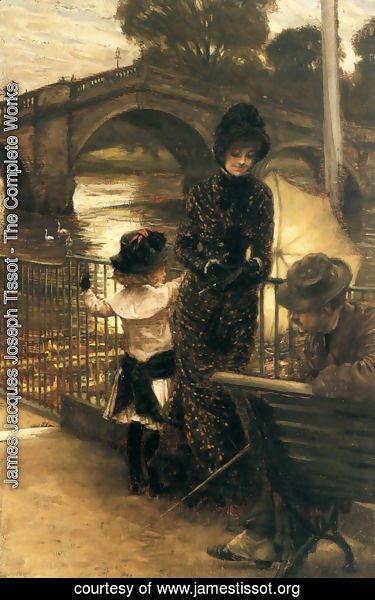 James Jacques Joseph Tissot - By The Thames At Richmond