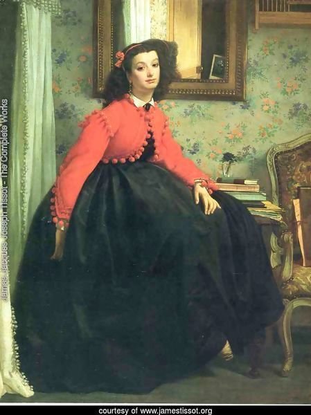 Portrait of Mademoiselle L.L. (Young Woman in a Red Jacket)  1864