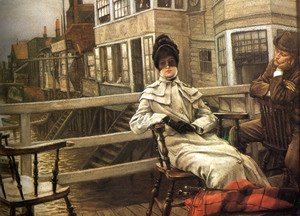 James Jacques Joseph Tissot - Waiting For The Ferry 2