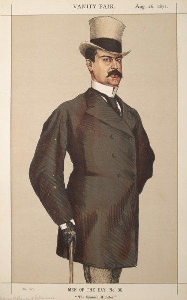 Men or Women of the Day No.300 Caricature of Don Manuel Rances-y-Villanueva