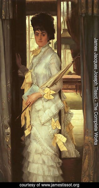 James Jacques Joseph Tissot - A Portrait (Miss Lloyd) 1876