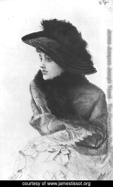 James Jacques Joseph Tissot - Portrait de M. N ... (Portrait of Mrs. N ...)