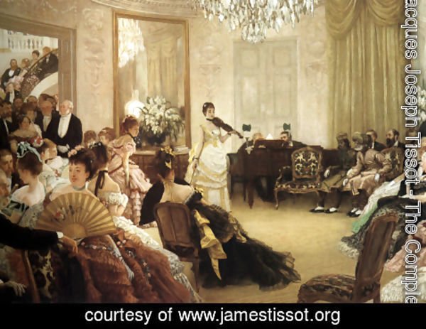 James Jacques Joseph Tissot - Hush! (or The Concert)