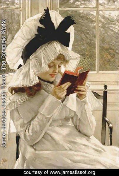 James Jacques Joseph Tissot - Reading a Book