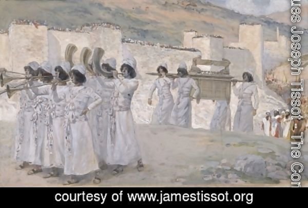 James Jacques Joseph Tissot - The Seven Trumpets of Jericho