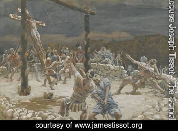 James Jacques Joseph Tissot - The Raising of the Cross (L'elevation de la Croix)
