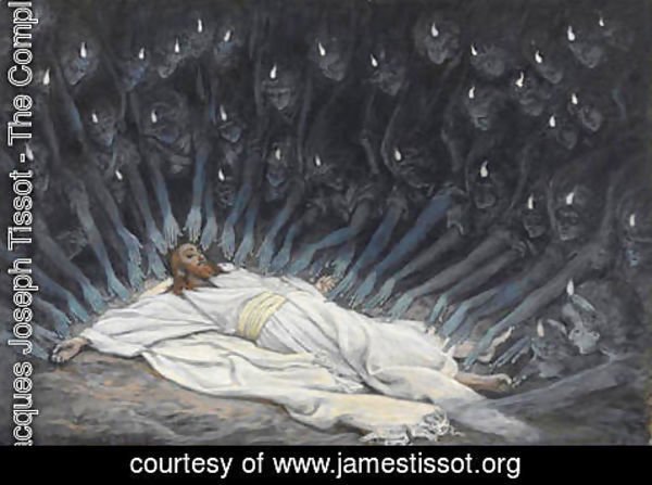 James Jacques Joseph Tissot - Jesus Ministered to by Angels
