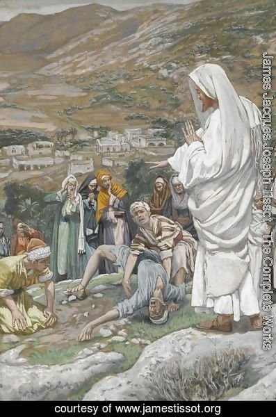 James Jacques Joseph Tissot - The Possessed Boy at the Foot of Mount Tabor