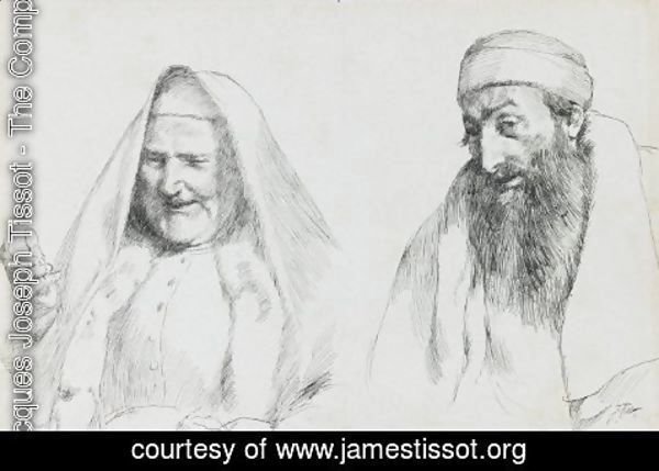 James Jacques Joseph Tissot - Jew and Jewess, illustration from 'The Life of Our Lord Jesus Christ'
