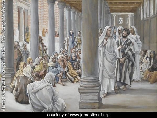 Jesus Walks in the Portico of Solomon (Jesus se promene dans le portique de Salomon)