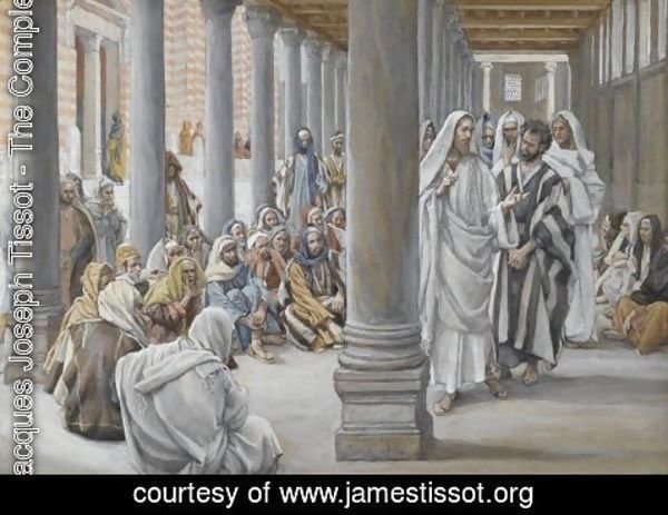 Jesus Walks in the Portico of Solomon (Jesus se promene dans le ...