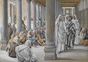 Jesus Walks in the Portico of Solomon (Jesus se promene dans le portique de Salomon)