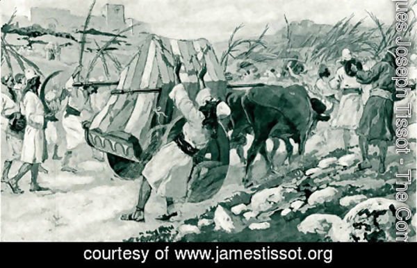 James Jacques Joseph Tissot - The Chastisement of Uzzah