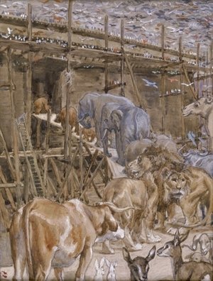 James Jacques Joseph Tissot - The Animals Enter the Ark