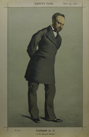 James Jacques Joseph Tissot - Caricature of Sir Charles Wentworth Dilke, 2nd Baronet PC