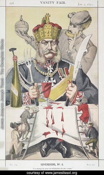 Sovereigns No.80 Caricature of The King of Prussi
