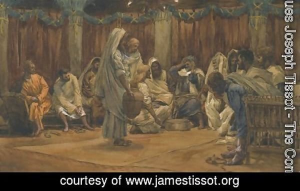James Jacques Joseph Tissot - The Washing of the Feet